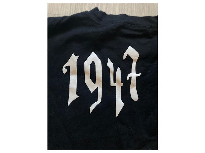 Camiseta Christian Dior Negra de Algodón Talla 40 Negro - vista 6