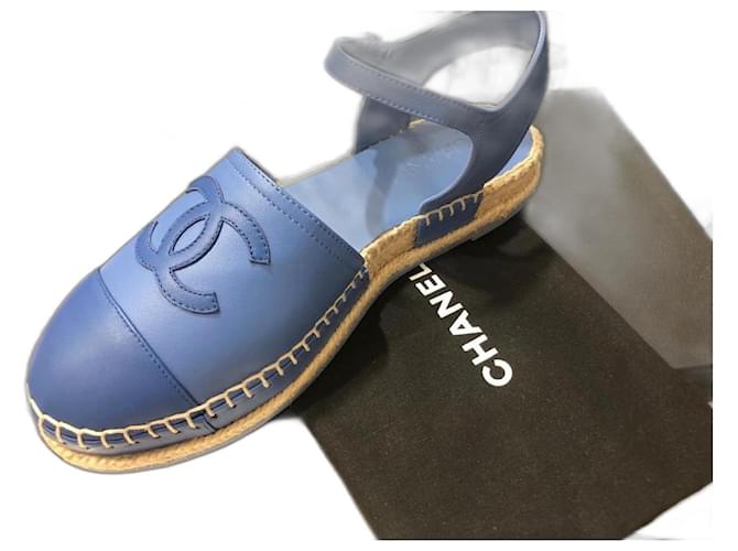 Chanel Sandalen Blau - Ansicht 2