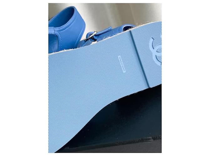 Chanel Sandalen Blau - Ansicht 4