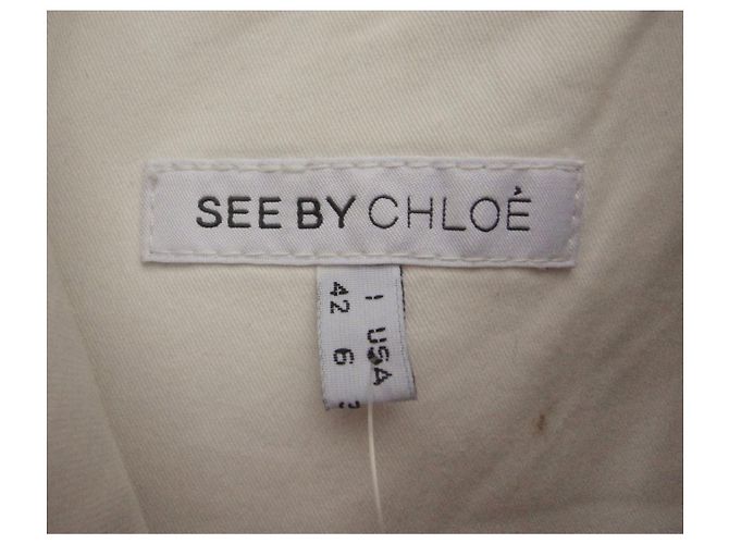 Chaqueta See By Chloé 38 Blanco - vista 4