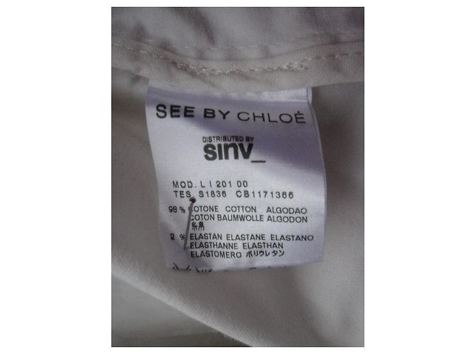 Chaqueta See By Chloé 38 Blanco - vista 5