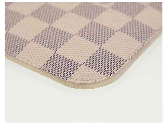 LOUIS VUITTON Damier Azur Neverfull MM Pouch Accessory Pouch LV Auth yk7324 - view 14