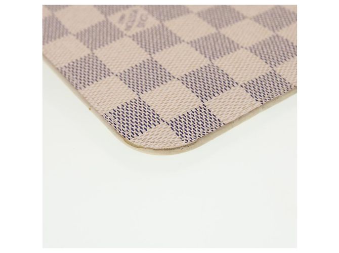 LOUIS VUITTON Damier Azur Neverfull MM Pouch Accessory Pouch LV Auth yk7324 - view 17