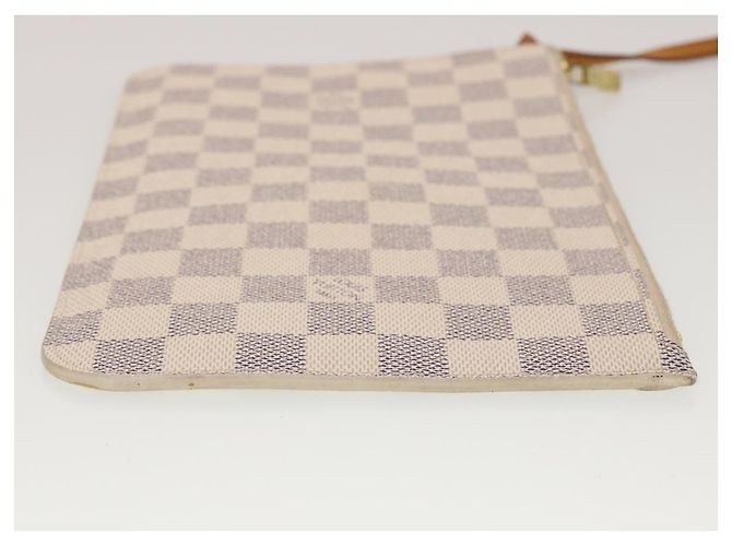 LOUIS VUITTON Damier Azur Neverfull MM Pouch Accessory Pouch LV Auth yk7324 - view 3