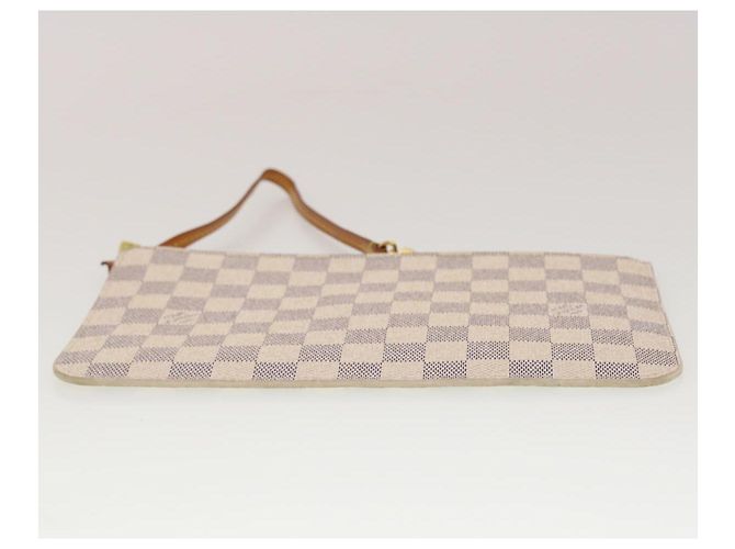 LOUIS VUITTON Damier Azur Neverfull MM Pouch Accessory Pouch LV Auth yk7324 - view 5