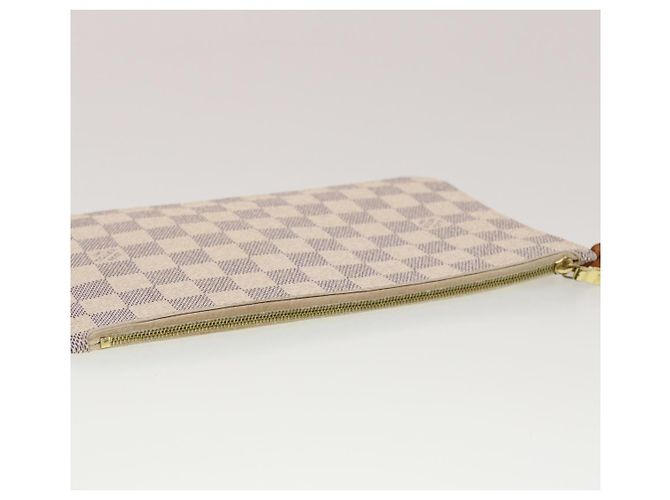 LOUIS VUITTON Damier Azur Neverfull MM Pouch Accessory Pouch LV Auth yk7324 - view 6