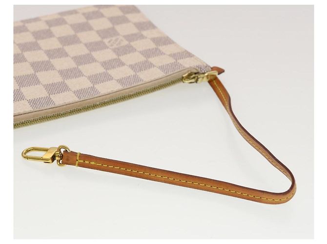 LOUIS VUITTON Damier Azur Neverfull MM Pouch Accessory Pouch LV Auth yk7324 - view 7