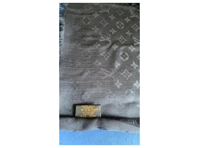 Sciarpa a scialle Louis Vuitton Blu - vista 3