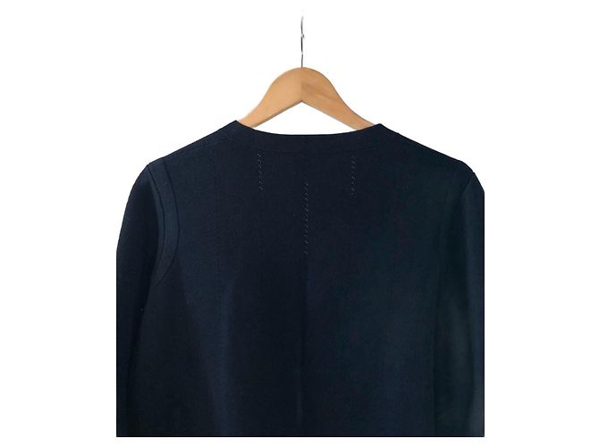 Chanel Uniform Cardigan Schwarz Baumwolle - Ansicht 3