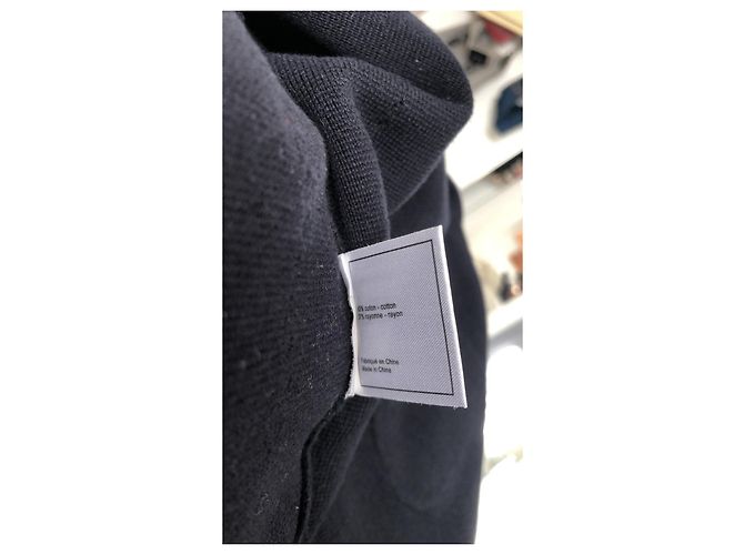Chanel Uniform Cardigan Schwarz Baumwolle - Ansicht 6
