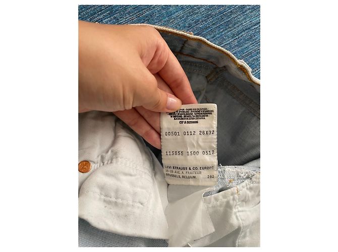 Levi's Jeans Hellblau Denim XS - Ansicht 7