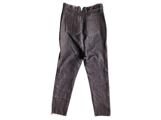 Jeans de Cintura Alta Closed Azul Marino Algodón Talla S - vista 4