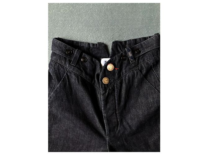 Jeans de Cintura Alta Closed Azul Marino Algodón Talla S - vista 7