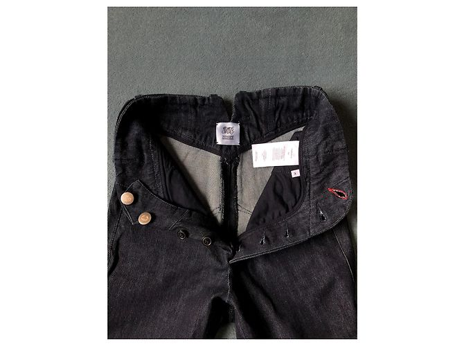 Jeans de Cintura Alta Closed Azul Marino Algodón Talla S - vista 8