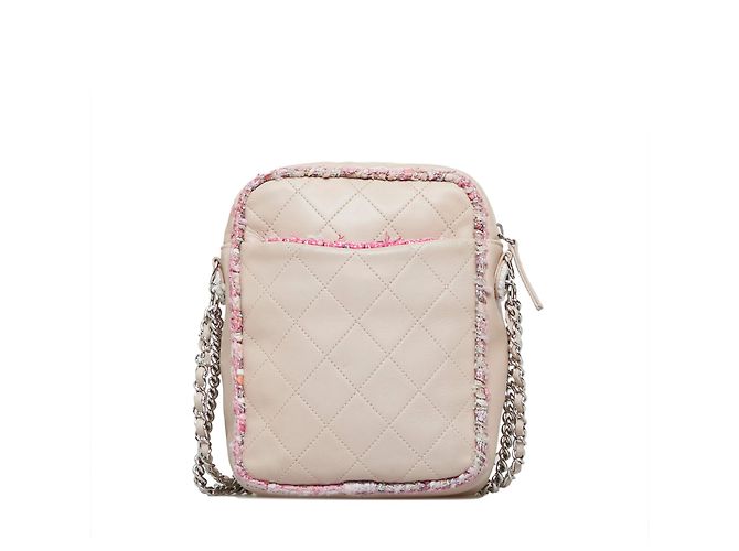 Chanel Pink Elegant Tweed Umhängetasche - Ansicht 3