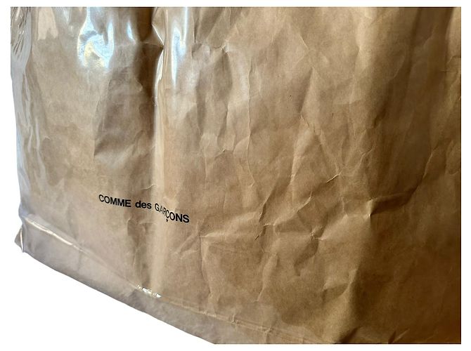 Comme Des Garcons CDG Bolsa Kraft extra grande - vista 11