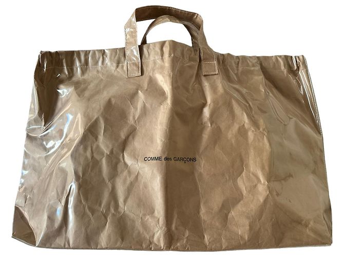Comme Des Garcons CDG Bolsa Kraft extra grande - vista 2