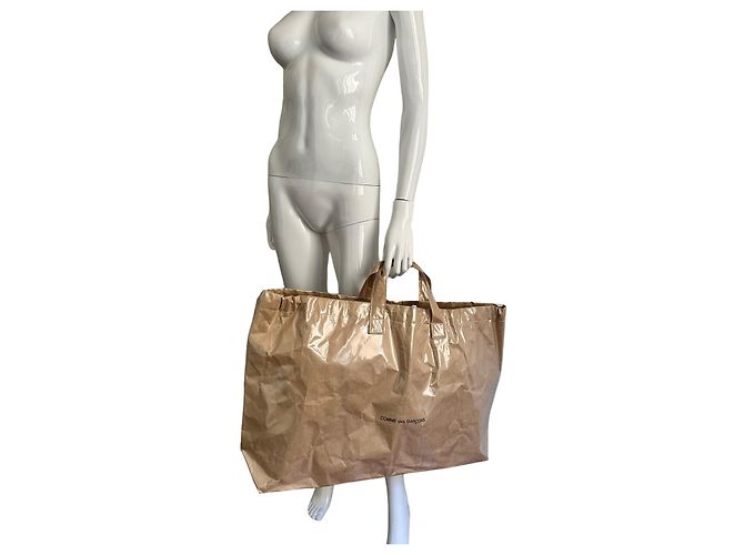 Comme Des Garcons CDG Bolsa Kraft extra grande - vista 8
