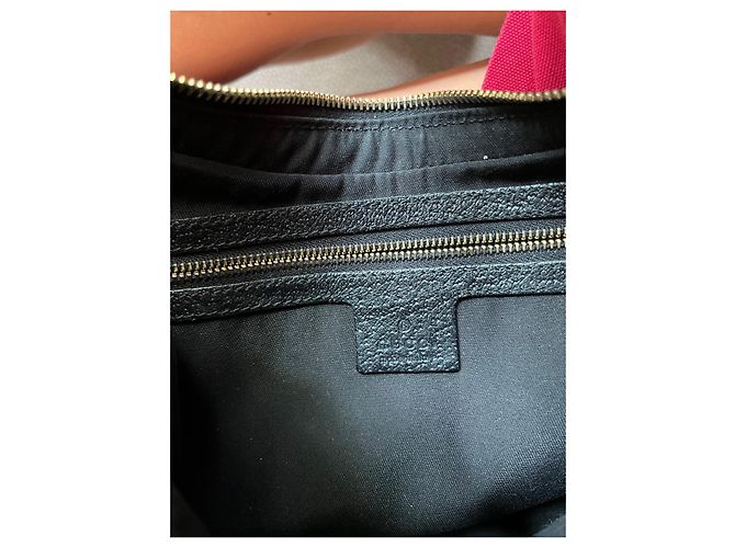 Borsa a mano Gucci Charmy in tela GG Supreme nera Nero - vista 2