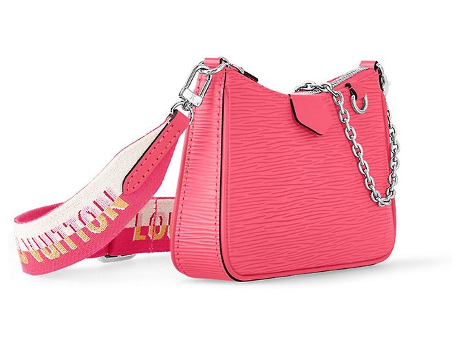 Louis Vuitton Easy Pouch in pelle Epi rosa - vista 2