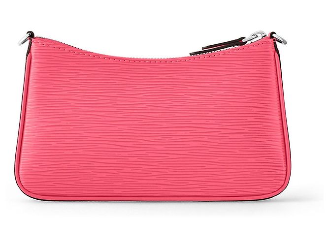 Louis Vuitton Easy Pouch in pelle Epi rosa - vista 3