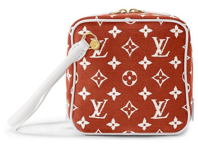 Borsa Louis Vuitton Square Rossa Collezione LV Match Rosso - vista 2