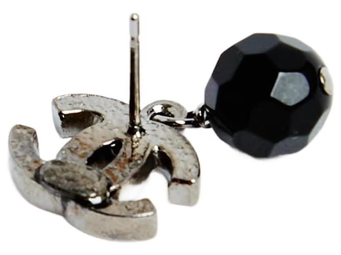 Chanel silberner CC und schwarze Perle - Ansicht 3