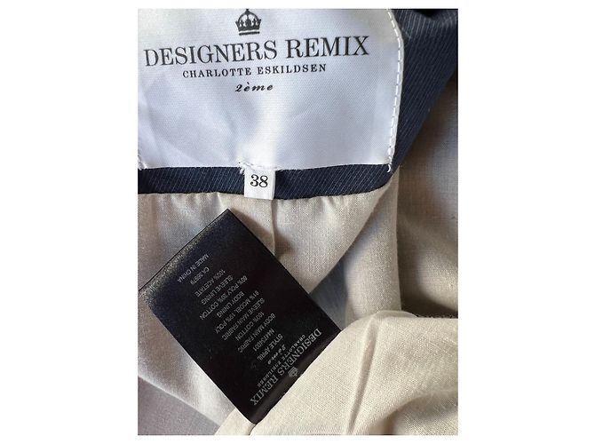 Veste Designers Remix Bleue en Tissu Taille M - vue 3