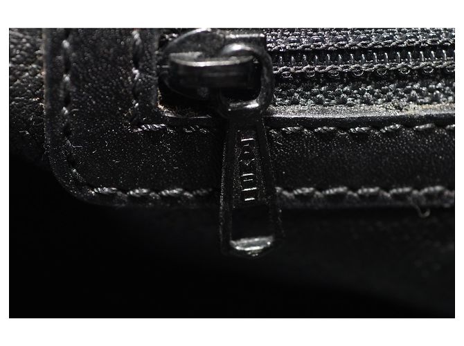 Celine Daoust NWT Authentic CELINE Macadam Tote BORSA A SPALLA MARRONE CON PELLE nera MC98/1 - vista 11