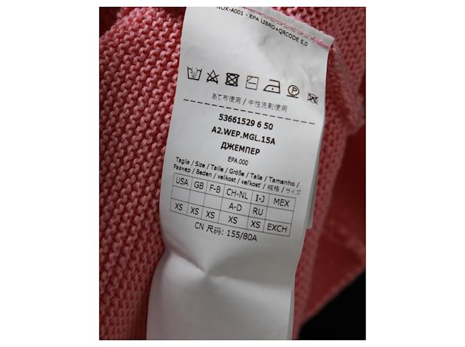 Weekend by Max Mara Strickpullover mit Rundhalsausschnitt aus rosa Baumwolle Pink - Ansicht 5
