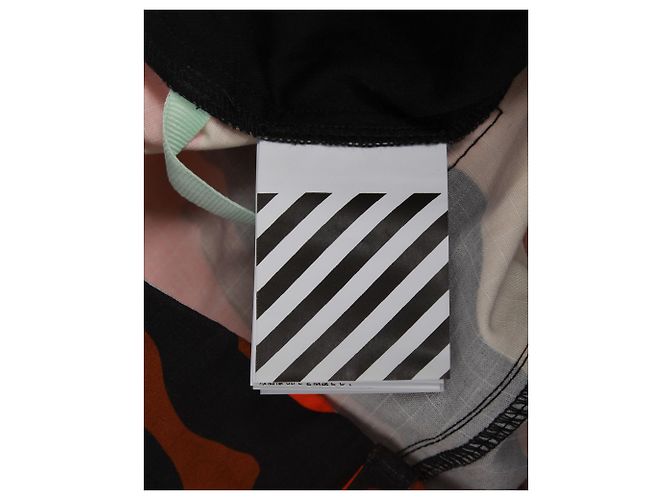 Off White Cargo estampado de camuflaje blanco roto en algodón naranja - vista 5