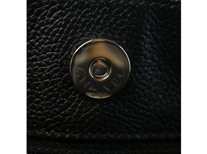 Chanel CC Leder Executive Cerf Tote Schwarz - Ansicht 11