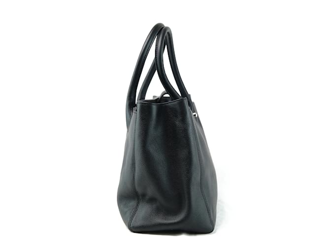 Chanel CC Leder Executive Cerf Tote Schwarz - Ansicht 3