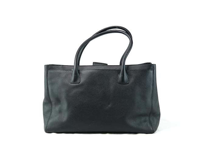 Chanel CC Leder Executive Cerf Tote Schwarz - Ansicht 4