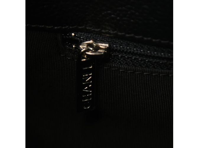 Chanel CC Leder Executive Cerf Tote Schwarz - Ansicht 7