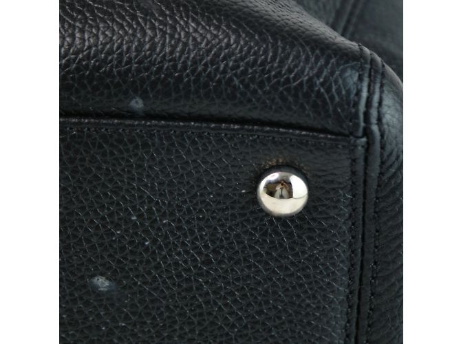 Chanel CC Leder Executive Cerf Tote Schwarz - Ansicht 9