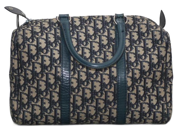 Christian Dior Dior BOWLER MEDIA Boston/Borsone BLU LOGO DIOR - vista 2