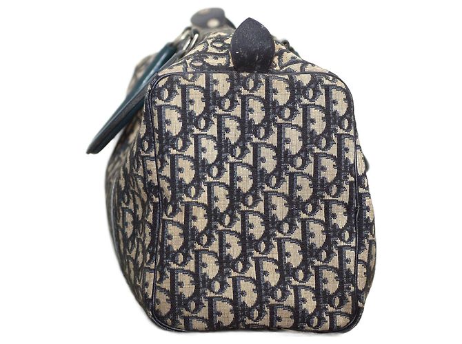 Christian Dior Dior BOWLER MEDIA Boston/Borsone BLU LOGO DIOR - vista 3