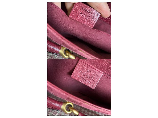 Pochette Gucci con catena Horsebit Rosa - vista 6