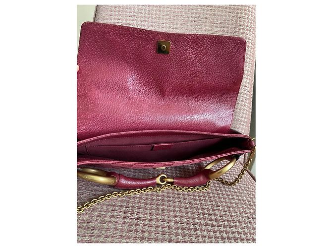 Pochette Gucci con catena Horsebit Rosa - vista 10