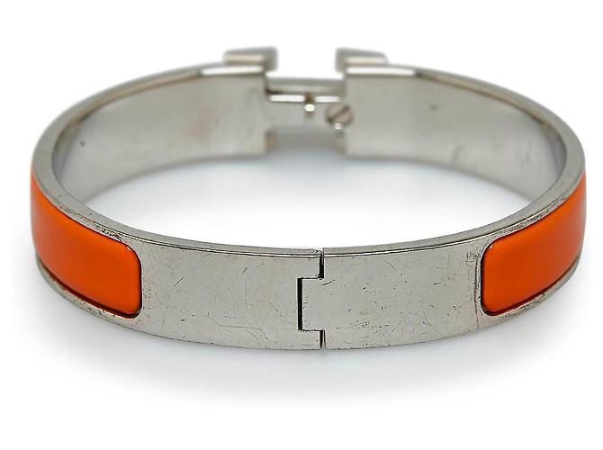 Ring Hermès Pulsera Hermes Silver Clic Clac H Plata - vista 3