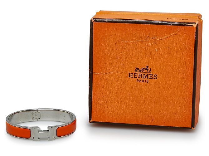 Ring Hermès Pulsera Hermes Silver Clic Clac H Plata - vista 5