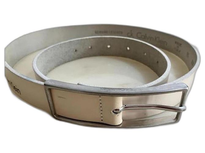 Calvin Klein Ledergürtel Beige - Ansicht 2