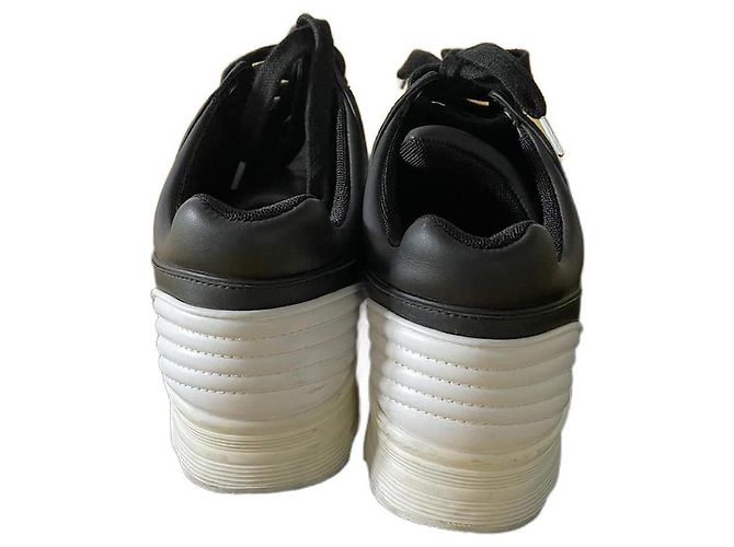Sneakers Chanel in pelle nera Nero - vista 7