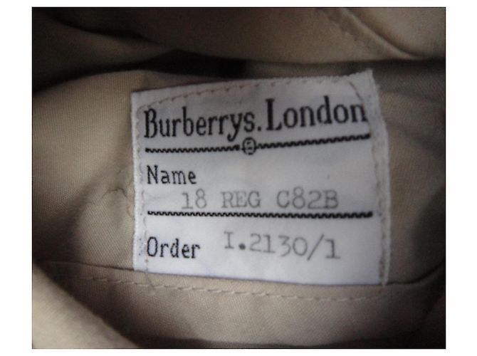 impermeabile Burberry vintage t 46 Beige - vista 6