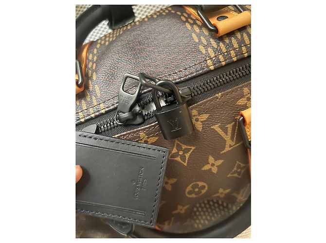 Autre Marque Keepall louis vuitton x nigo Marrone - vista 10