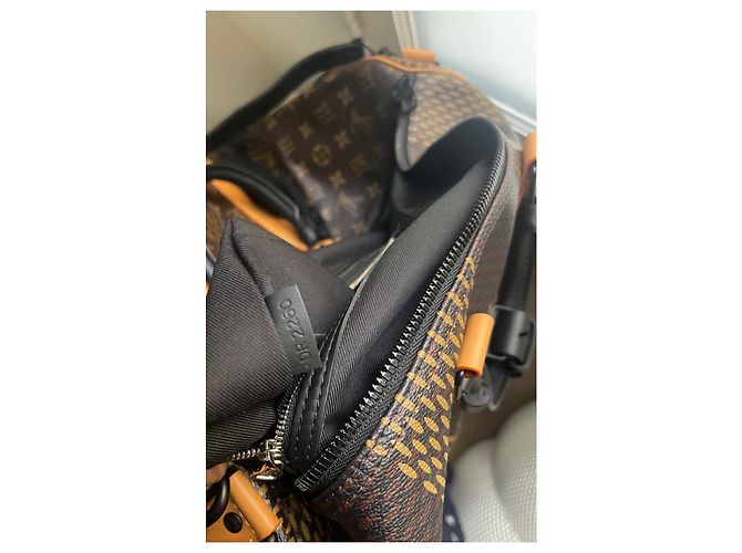 Autre Marque Keepall louis vuitton x nigo Marrone - vista 12