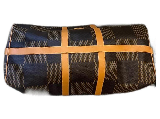Autre Marque Keepall louis vuitton x nigo Marrone - vista 4