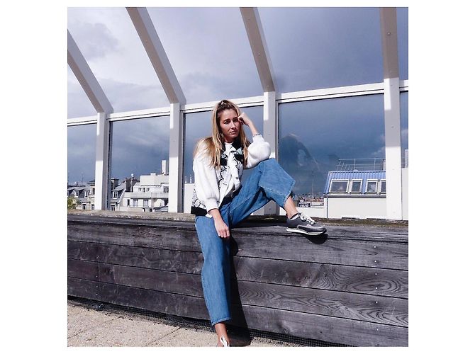Jeans Chanel Blu in Cotone Taglia 36 - vista 7