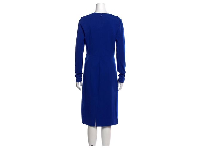 Diane Von Furstenberg Abito DvF Milena in crêpe blu Blu scuro - vista 2